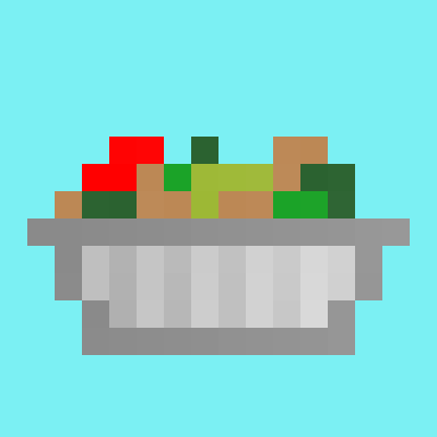 logo of a pixel kapsalon meal